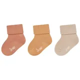Sterntaler Baby Socken 3er-Pack uni in beige, | Gr.: 18