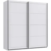 möbel-direkt.de Schwebetürenschrank Chalet 180 x 208 x 65 cm Weiß