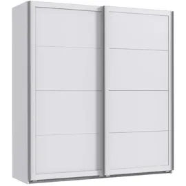 möbel-direkt.de Schwebetürenschrank Chalet 180 x 208 x 65 cm Weiß