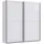 möbel-direkt.de Schwebetürenschrank Chalet 180 x 208 x 65 cm Weiß