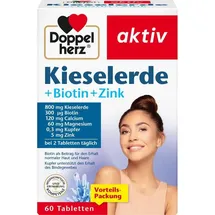 Doppelherz Aktiv Kieselerde + Biotin + Zink Tabletten 60 St.