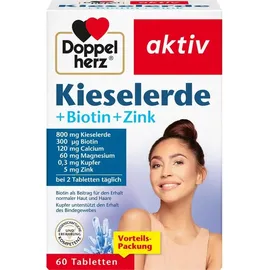 Doppelherz Aktiv Kieselerde + Biotin + Zink Tabletten 60 St.
