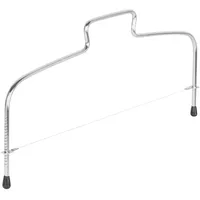 Wenco Tortenbodenteiler – Kuchenbodenschneider für gleichmäßige Torten- mehrstufig einstellbar- Edelstahl, 24-30 cm Durchmesser, Präzises Schneidewerkzeug für perfekte Tortenschichten
