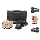 Metabo FSX 200 Intec Exzenterschleifer 240 W 125 mm + 2x Toolbrothers SPIDER Schleifnetz Set + Koffer