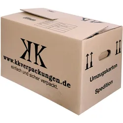 Midori 40x Umzugskartons 660 x 360 x405mm stabil XXL UMZUG KARTON 2-wellig Profi