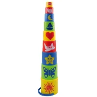 GOWI Pyramide Standard 9tlg, Stapelspielzeug
