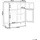 Beliani Vitrine Esholt 80 x 40 x 102 cm Schwarz