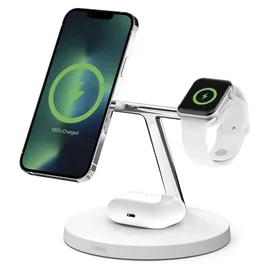 Belkin BoostCharge Pro 3in1, Ladegerät - Weiß