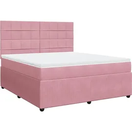 vidaXL Boxspringbett 180 x 200 cm Rosa