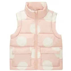 TOM TAILOR Weste Big Offwhite Dots, 128/134