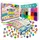 bandai s.a.s. Rainbow Loom Mega Combo Set Armbandherstellung Webrahmen mit 5600 Gummibändern Charms und Perlen