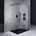 mai mai Walk-In-Dusche 100 x 200 cm BRAM3 Bremen1K schwarz ESG-Sicherheitsglas 8mm