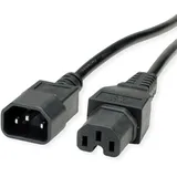 Value 19.99.1121 Kaltgeräte Anschlusskabel Schwarz