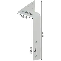 Mendler 2er-Set Dachsparrenadapter für Markisen, Dachsparren Halterung Adapter