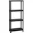 Toomax Steckregal Kunststoff 60x138x30 cm schwarz