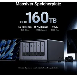 UGREEN DXP6800 Pro NAS System 6-Bay