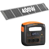 Tragbare Powerstation Mit 400W Solarpanel, Solargenerator 1800W, 1024Wh LiFePO4 Akku, PD 100W, USB-C/AC/DC, Solarladung, für Camping, Notstrom, Outdoor