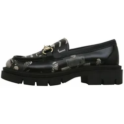 Loafer DOGO "Damen Cindy Supper Blackwhite Vegan Damen Slipper/ Halbschuhe /", Damen, Gr. 38, Normalschaft, beige (natur), Lederimitat, Schuhe, Vegan