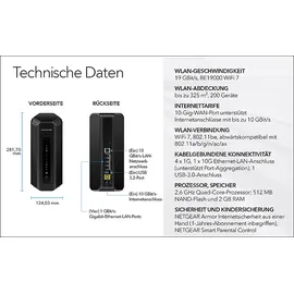 Netgear Nighthawk RS700 WiFi 7 Tri-Band Router