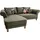 Home Affaire Eckcouch Polyester 2-Sitzer Dunkelgrün