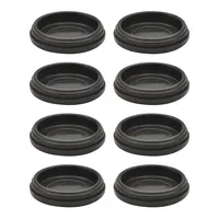 QuickClick WAGNER QuickClick® Kunststoffgleiter Möbelgleiter Stuhlgleiter Ersatz - 8er-Set Ersatzgleiter austauschbar ersetzbar - Kunststoff BLACK - Durchmesser Ø 30 mm - für Basis Ø 30 mm -Made in DE - 15822700