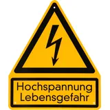 KS Tools Warnschild Hochspannung, Lebensgefahr 20 x 23,7 cm