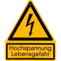 KS Tools Warnschild Hochspannung, Lebensgefahr 20 x 23,7 cm