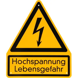 KS Tools Warnschild Hochspannung, Lebensgefahr 20 x 23,7 cm