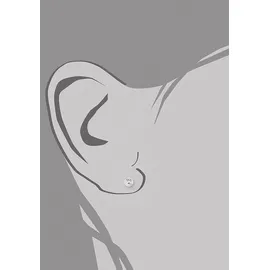 Amor Paar Ohrstecker »9062263« Made in Germany - mit Zirkonia (synth.), 27404318-0 silberfarben-weiß + kristallweiß),