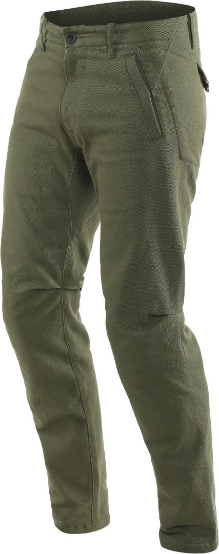 Dainese Chinos Motorfiets textiel broek, groen, 28 Voorman