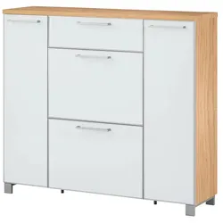 Schuhschrank   ¦ weiß ¦ Maße (cm): B: 121 H: 108 T: 31.0
