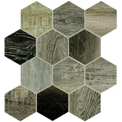 Dom Barn Wood Bodenfliese grey 35x37,5 cm matt DBWEM40