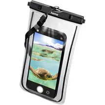 Hama Finest Sports (Universal), Smartphone Hülle, Schwarz, Transparent