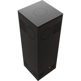 Kratki TORA/S 8 kW Ø 150 Quarzsinter Schwarz / Brennraum Schwarz