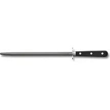 Victorinox Grand Maître, Abziehstahl, 25 cm, Wolframcarbid, rund, POM, Messerschärfer, Schwarz