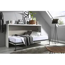 Rauch Klappbett 90 x 200 cm Grau/Weiß