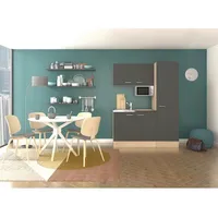 Flex-Well Küchenzeile Morena 150 cm grau