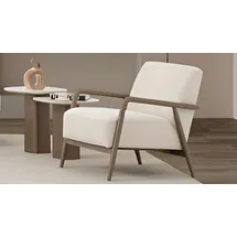 JV Möbel Lounge-Sessel 85 x 72 x 65 cm Weiß