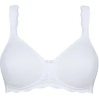 SUSA Spacer BH ohne Bügel Nizza I Damen-BHS aus atmungsaktivem Spacer Material I Formstabil I Angenehmes Hautgefühl, hoher I weiß 80,