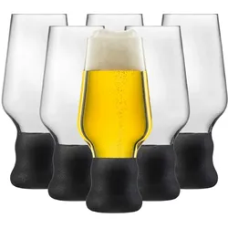 Eisch Craft Beer Experts Becher 450 ml 6er Set Schwarz