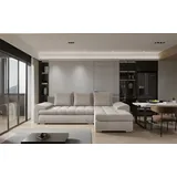 kaiser möbel Elegantes und modernes Ecksofa TOMI Castel KaltesBeige Rechts