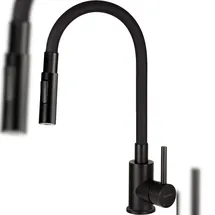 Deante LUNO Küchenarmatur 2 Strahlarten Schwarz