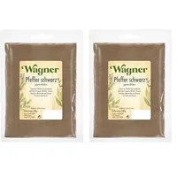 Wagner Gewürze Pfeffer schwarz gemahlen, 100 g (Packung mit 2)