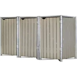 Hide Mülltonnenbox 240 l natur grau