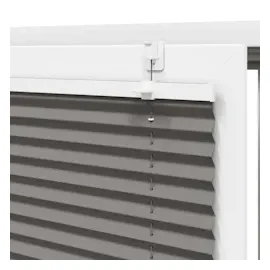 vidaXL Plissee Anthrazit 40x200 cm Stoffbreite 39,4 cm Polyester