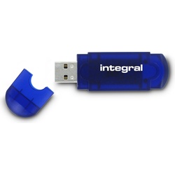 Integral USB2.0 DRIVE EVO USB-Stick USB Typ-A 2.0 (4 GB, USB A, USB 2.0), USB Stick, Blau