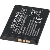 AccuCell Akku passend für den Sony BST-36 Akku, Sony Ericsson Z550i, W200i, K510i
