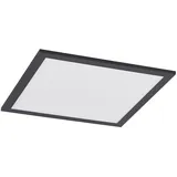 Lindby LED Panel Nelios 9956142 Dimmbar mit Leselampe Modern in Schwarz aus Aluminium 1-flammig Wohnzimmerleuchte