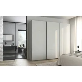 meinSchrank Schwebetürenschrank Regina 271 x 223 x 68 cm Grau