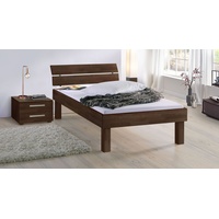 Seniorenbett 180x210 cm Buche wengefarben - Madrid Komfort